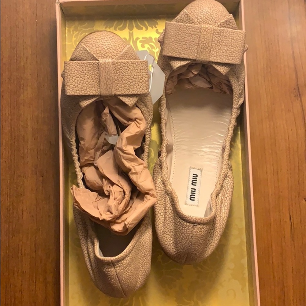 Miu Miu Flats 39.5 Calzature Donna St.Razza 2